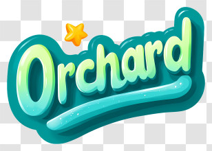 Orchard Logo - Orchard Playful Lettering Logo Transparent PNG