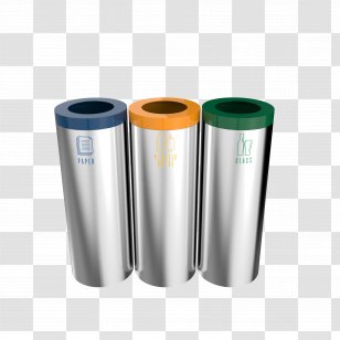 Rubbish Bins & Waste Paper Baskets Recycling Bin Plastic - Metal - Recycle Transparent PNG