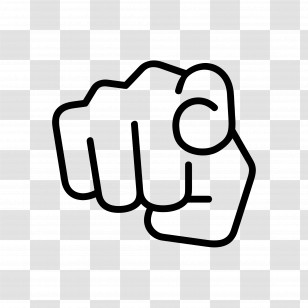 Finger Arrow - Pointing Hand Gesture Transparent PNG