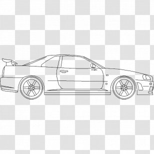 Car Door Motor Vehicle Line Art Automotive Design - Compact Transparent PNG