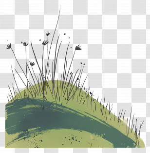 Grass Hill - Green Hill With Grass Transparent PNG
