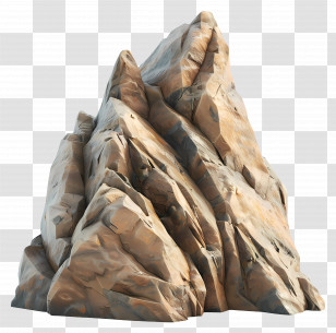 Mountain Rock - Majestic Rock Formation Transparent PNG