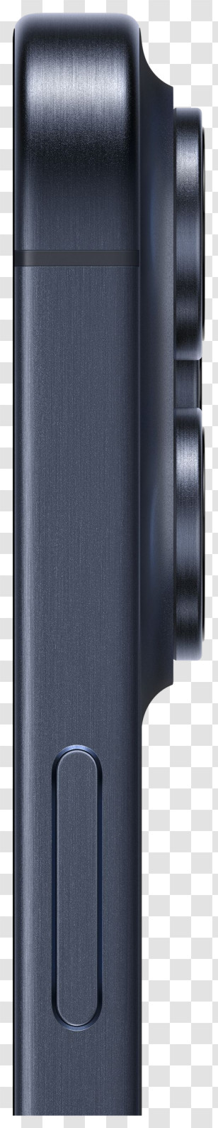 Iphone 15 Pro Max - Dark Blue Smartphone Side Profile Transparent PNG