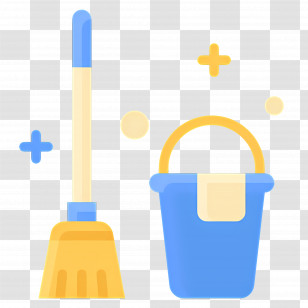 Cleaning Mop - Broom And Bucket For Cleaning Transparent PNG