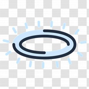 Halo - Glowing Halo Symbol Transparent PNG