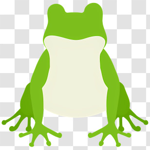 Frog - Green Cartoon Frog Transparent PNG