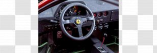 Motor Vehicle Steering Wheels Enzo Ferrari Car F40 - Porsche Transparent PNG