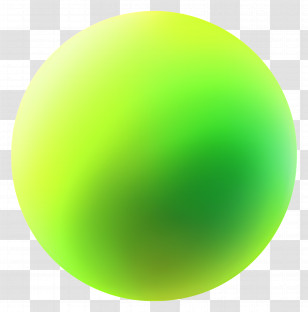 Gradient Green Shape - Bright Gradient Sphere Illustration Transparent PNG