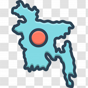 Bangladesh Map - Country Map Illustration Transparent PNG