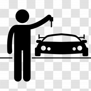 Car Key - Person Holding Car Key Transparent PNG