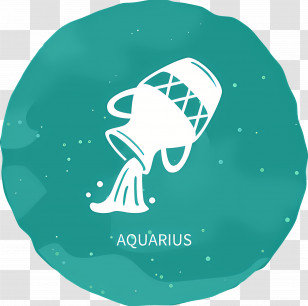 Aquarius - Aquarius Zodiac Sign Illustration Transparent PNG
