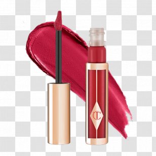 Lipstick Charlotte Tilbury Hot Lips Cosmetics Hollywood - Lip Transparent PNG