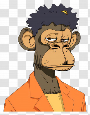 Cartoon Ape - Cartoon Monkey Character Transparent PNG