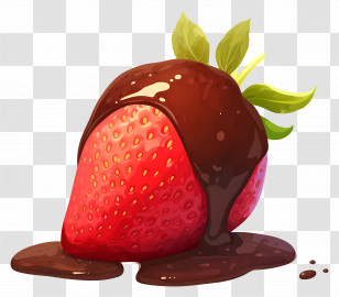 Chocolate Covered Strawberry - Chocolate Covered Strawberry Delight Transparent PNG