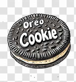 National Oreo Cookie Day - Oreo Cookie Illustration Transparent PNG