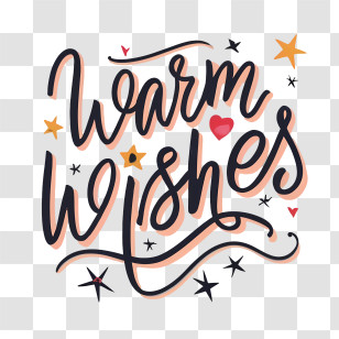 Warm Wishes - Warm Wishes Greeting Card Transparent PNG