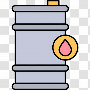 Oil Tank - Industrial Oil Barrel Transparent PNG