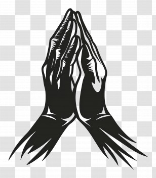 Praying Hands - Symbolic Praying Hands Illustration Transparent PNG
