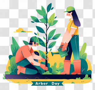 Arbor Day - Arbor Day Tree Planting Event Transparent PNG