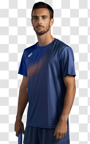 Lorenzo Musetti - Serious Athlete In Sportswear Transparent PNG