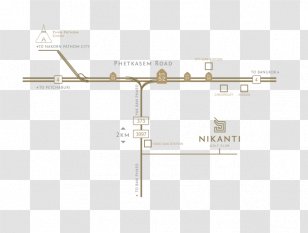 Nikanti Golf Club Moo 2 Diagram - Rectangle - Bangkok Map Transparent PNG