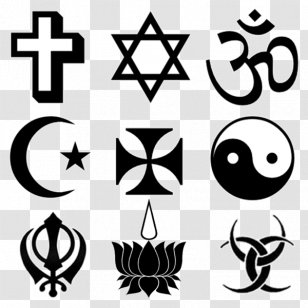 Religious Symbol Christian Symbolism Religion Clip Art - Monochrome - Cliparts Transparent PNG