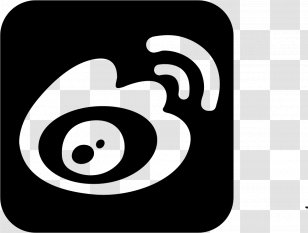 Sina Weibo Microblogging Corp Like Button - Black And White - Symbol Transparent PNG