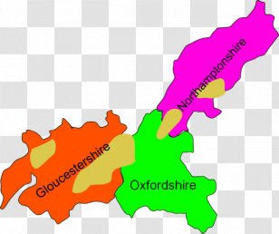 Cotswold Hills Cotswolds And Chilterns Mendip Clip Art Northamptonshire - Map - England Transparent PNG