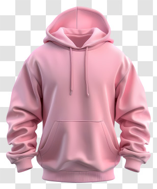 Hoodie - Pink Hoodie For Casual Wear Transparent PNG