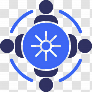 Group Discussion - Teamwork And Collaboration Icon Transparent PNG
