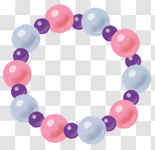 Icon - Colorful Beaded Bracelet Transparent PNG