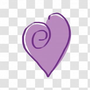 Lavender - Petal Heart Transparent PNG