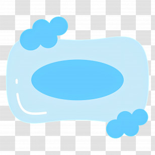 Soap - Blue Soap With Bubbles Transparent PNG