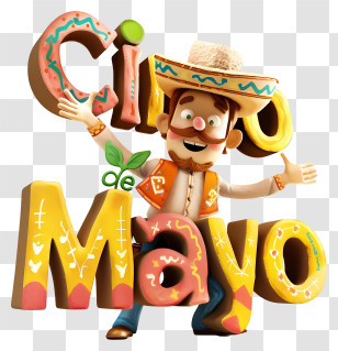 Cinco De Mayo - Cinco De Mayo Celebration Character Transparent PNG