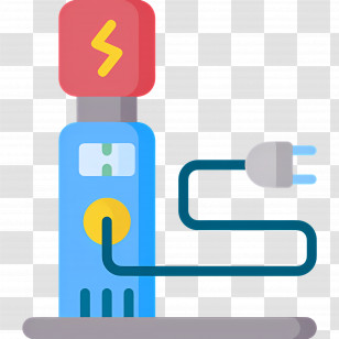 Charging Station - EV Charging Station With Plug Transparent PNG