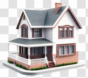 Residential House - Classic House Design Transparent PNG