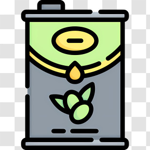 Cooking Oil - Olive Oil Can Illustration Transparent PNG