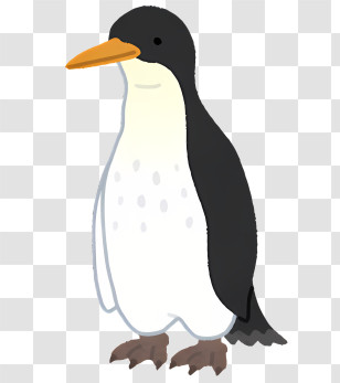 Penguin - Illustration Of Standing Penguin Transparent PNG