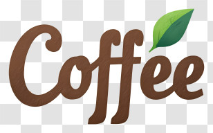Coffee Logo - Coffee Leaf Logo Transparent PNG