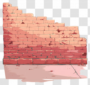 Wall - Old Brick Wall Transparent PNG