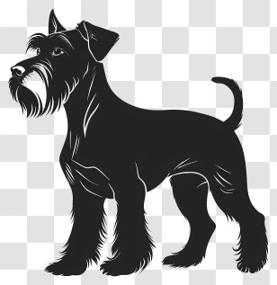 Dog Silhouette - Black Dog Silhouette Transparent PNG
