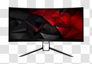 Predator X34 Curved Gaming Monitor Computer Monitors 21:9 Aspect Ratio Nvidia G-Sync Refresh Rate - Asus Rog Swift Pg8q - Technology Transparent PNG
