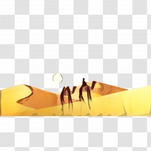 Yellow Background - Landscape - Brown Transparent PNG