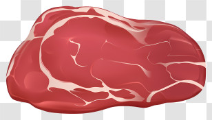 Red Meat - Fresh Red Meat Illustration Transparent PNG