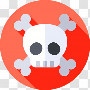 Poison Symbol - Skull And Crossbones Symbol Transparent PNG