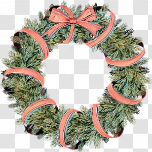 Pop Art Retro Vintage - Christmas Day - Conifer Transparent PNG