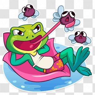 Sticker Tree Frog Telegram Clip Art - Giant Panda - Oliver Lang Transparent PNG