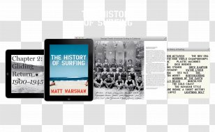 Display Advertising Electronics Brand Multimedia - Accessory - Surfing Board Transparent PNG
