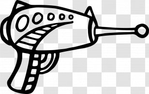 Raygun Blaster Firearm Weapon Transparent PNG