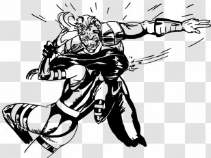 Psylocke Omega Red X-Men: Mutant Apocalypse Comics Line Art - Cartoon - X-men Transparent PNG